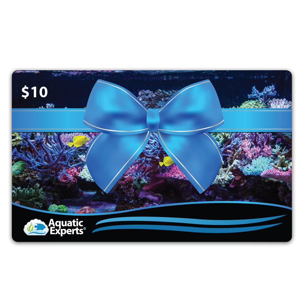 $10 E- Gift Card Gift Card Aquatic Experts 