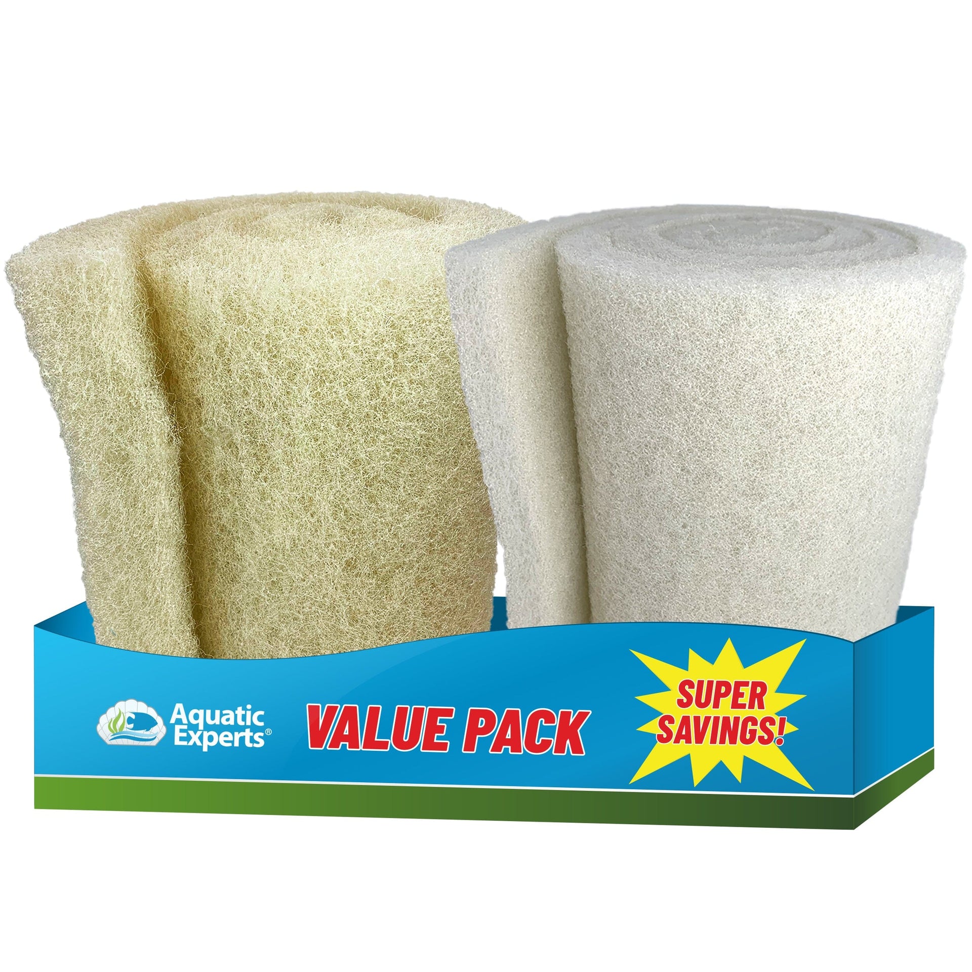 INGVIEE Pacchetto Filtri Per Pond Solutions 1400EF: 12 Ovatta + 6 Spugne Blu Di Ricambio - 4