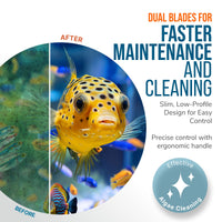 Thumbnail for Flipper Edge 2 in 1 Floating Magnetic Aquarium Algae Cleaner (MAX) Aquarium Cleaning Supplies Flipper Aquarium Products 