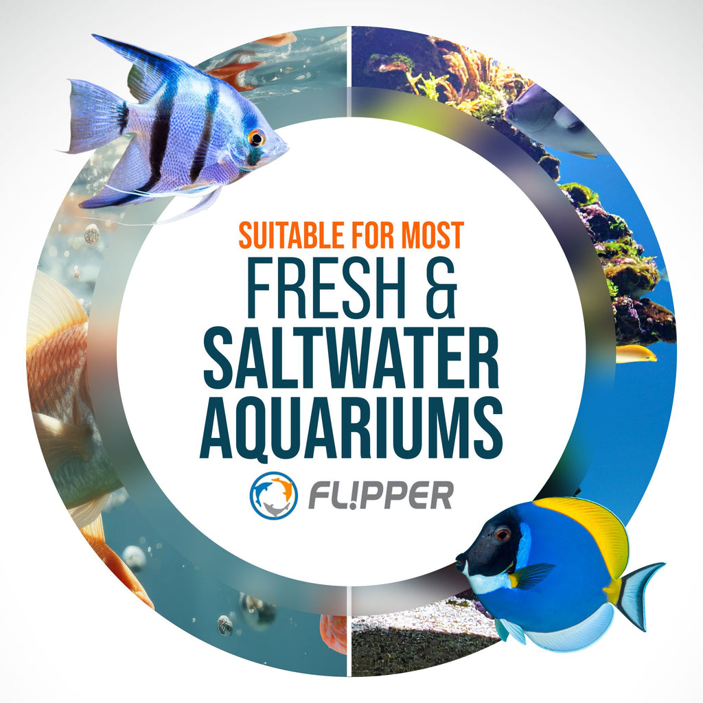 Flipper Platinum Aquarium Algae Scraper - 18" Hand Held Scraper Flipper Aquarium Products 