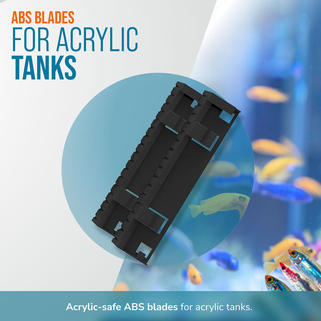 Flipper Standard ABS Replacement Blades 3 Pack - Acrylic Tanks Replacement Blades Flipper Aquarium Products 