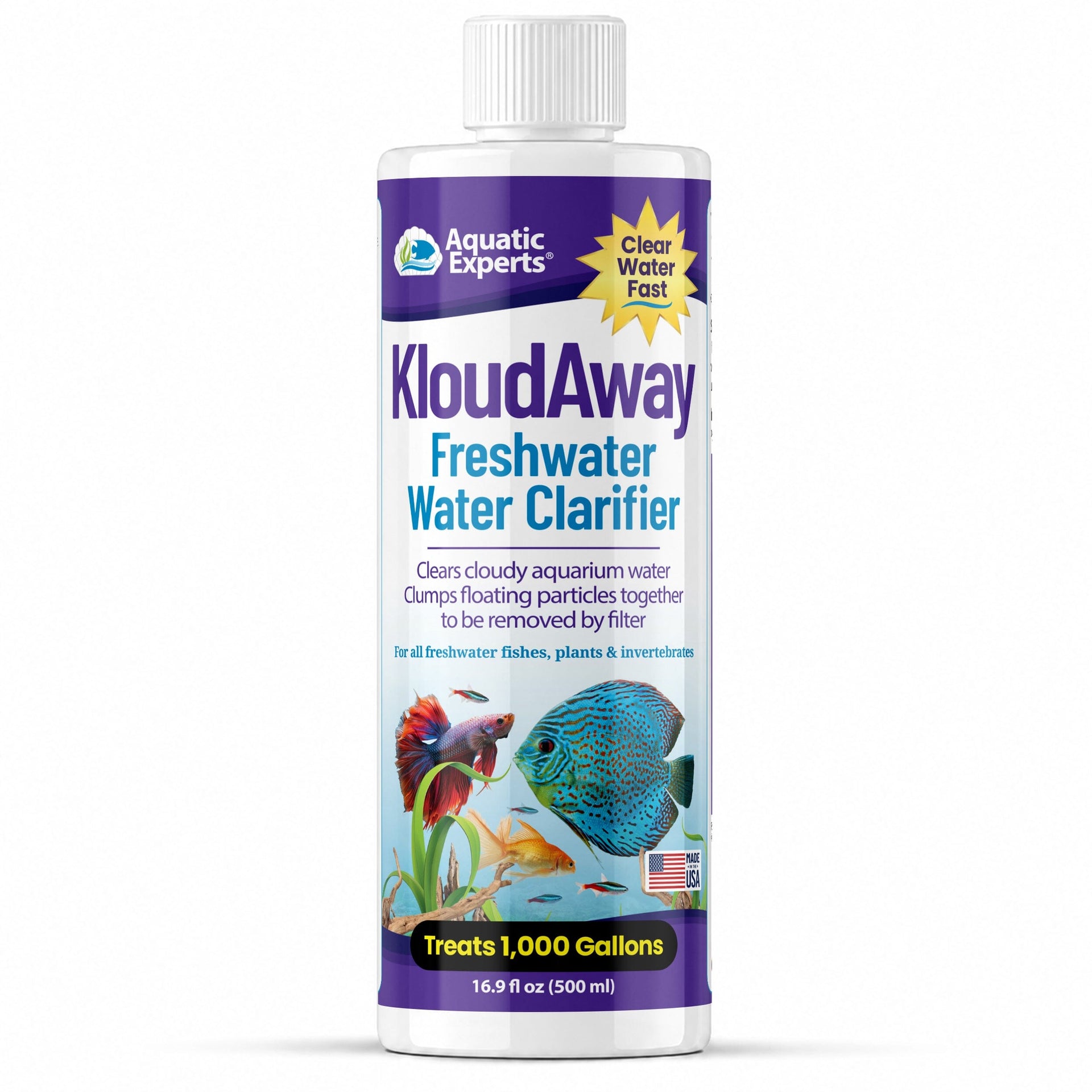 KloudAway Aquarium Water Clarifier 500ml – Freshwater Treatment | Aquatic Experts Pond Water Clarifier Aquatic Experts 