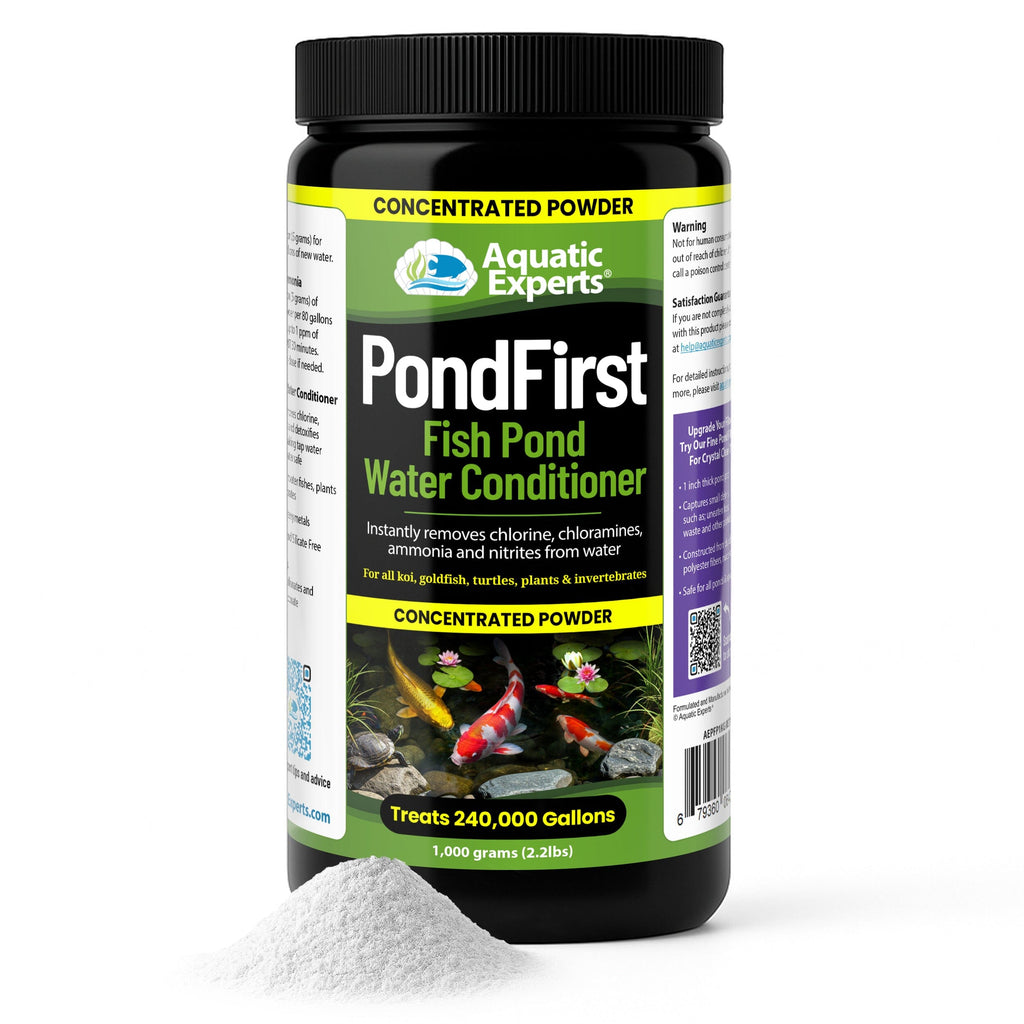 PondFirst Pond Dechlorinator – Koi & Goldfish Water Conditioner | Aquatic Experts Water Conditioner Aquatic Experts 1 kg - Treats 240k gallons 