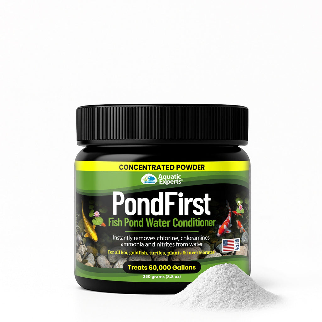 PondFirst Pond Dechlorinator – Koi & Goldfish Water Conditioner | Aquatic Experts Water Conditioner Aquatic Experts 250 gms - Treats 60k gallons 