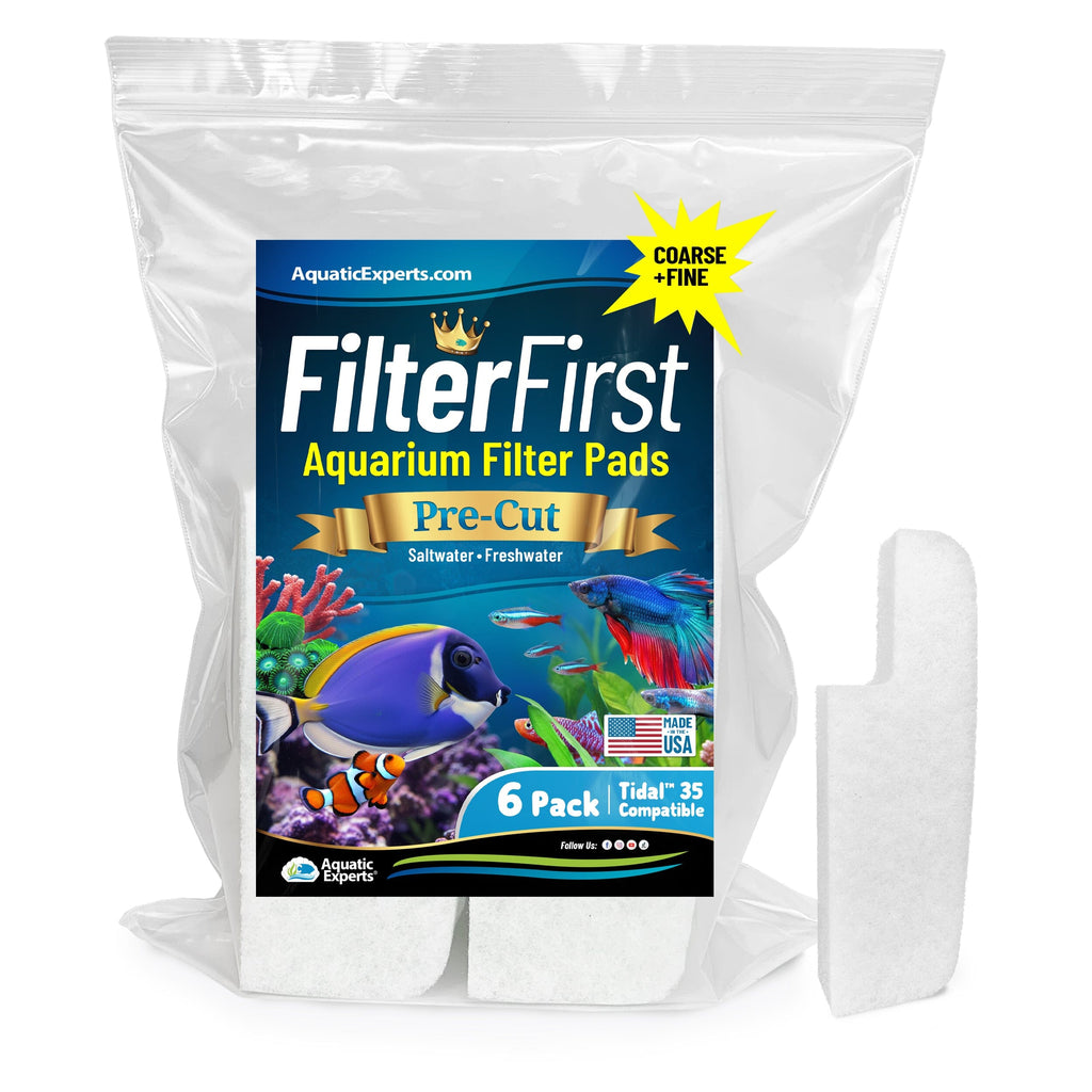 Aquarium Filter Floss Pad for Tidal – Pre-Cut Media | Aquatic Experts Aquatic Experts Tidal 35 Compatible - 6 pack 