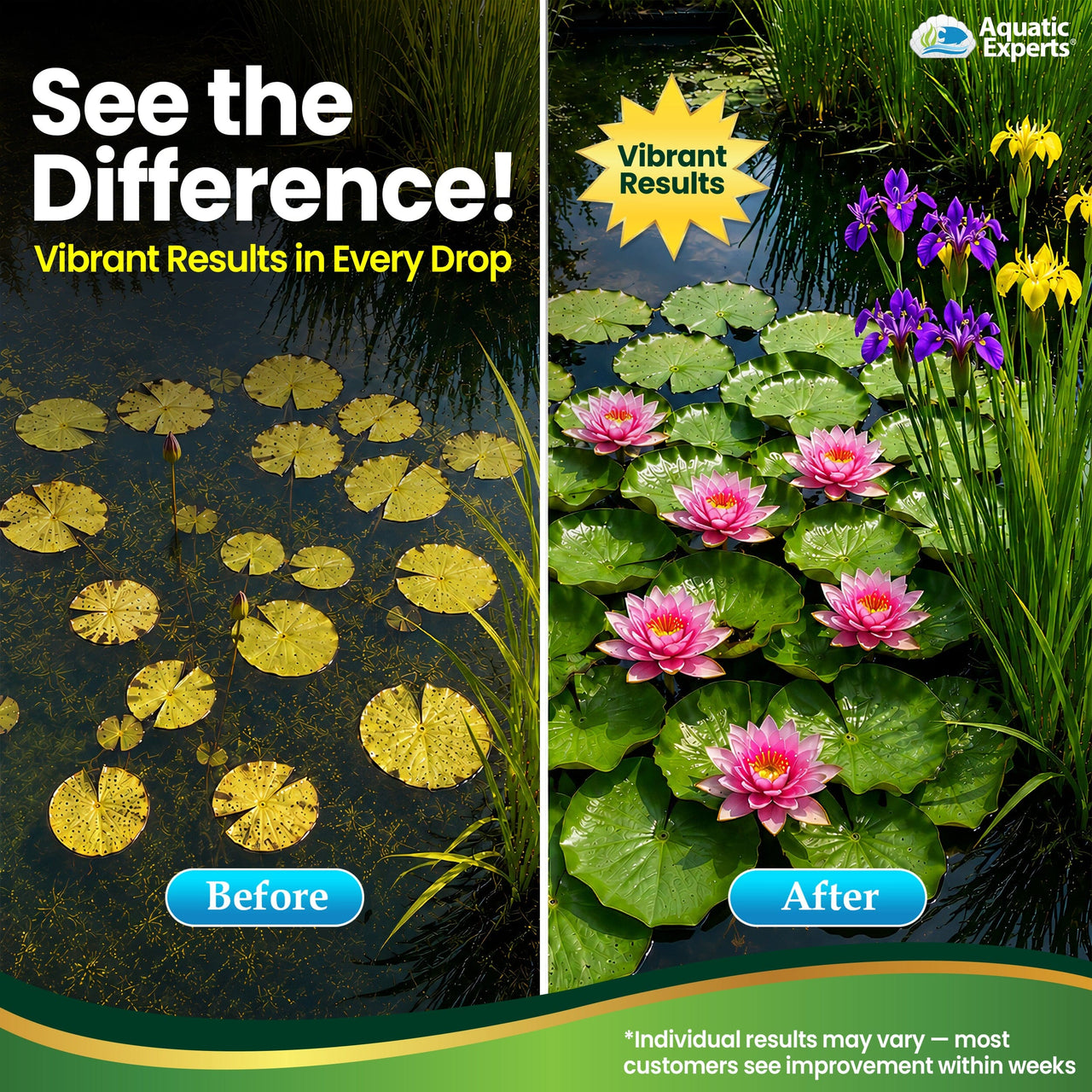 VitaPlant Pond Plant Fertilizer – Liquid Aquatic Plant Food, 500 mL Aquatic Experts 