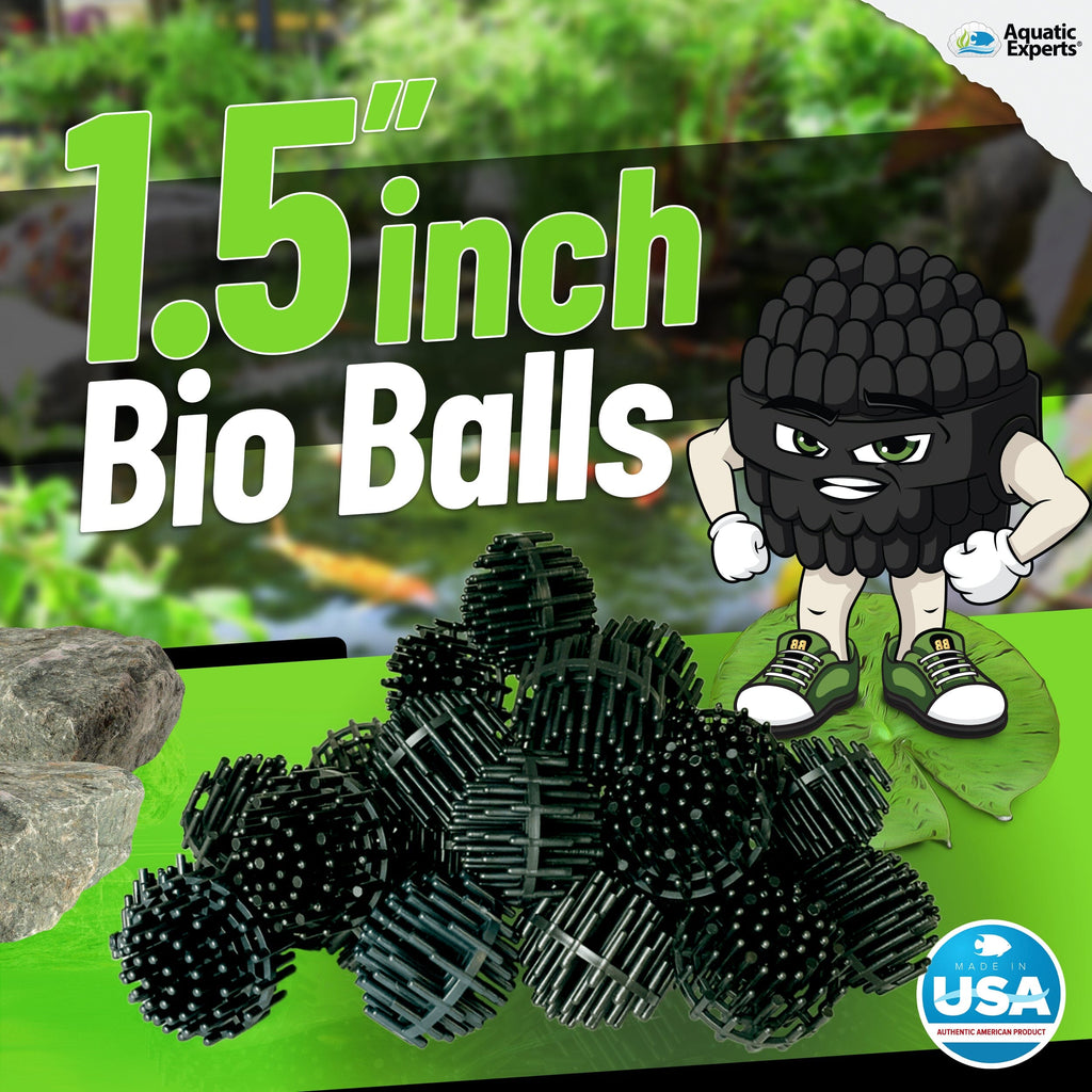 Carbon Filter 18"x36" + BioBall 300 count with Mesh Bag + Cream Pond 18"x36" Bundle Bundles Aquatic Experts 