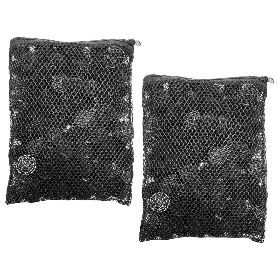 Bio Balls Filter Media - 1 Inch Small Bio Ball for Aquarium and Pond Filter - Perfect Bio Balls for Aquarium Filter Media – Made in The USA Bio balls Aquatic Experts 2 Pack 100 Count in 7"x9" Mesh Bags each 