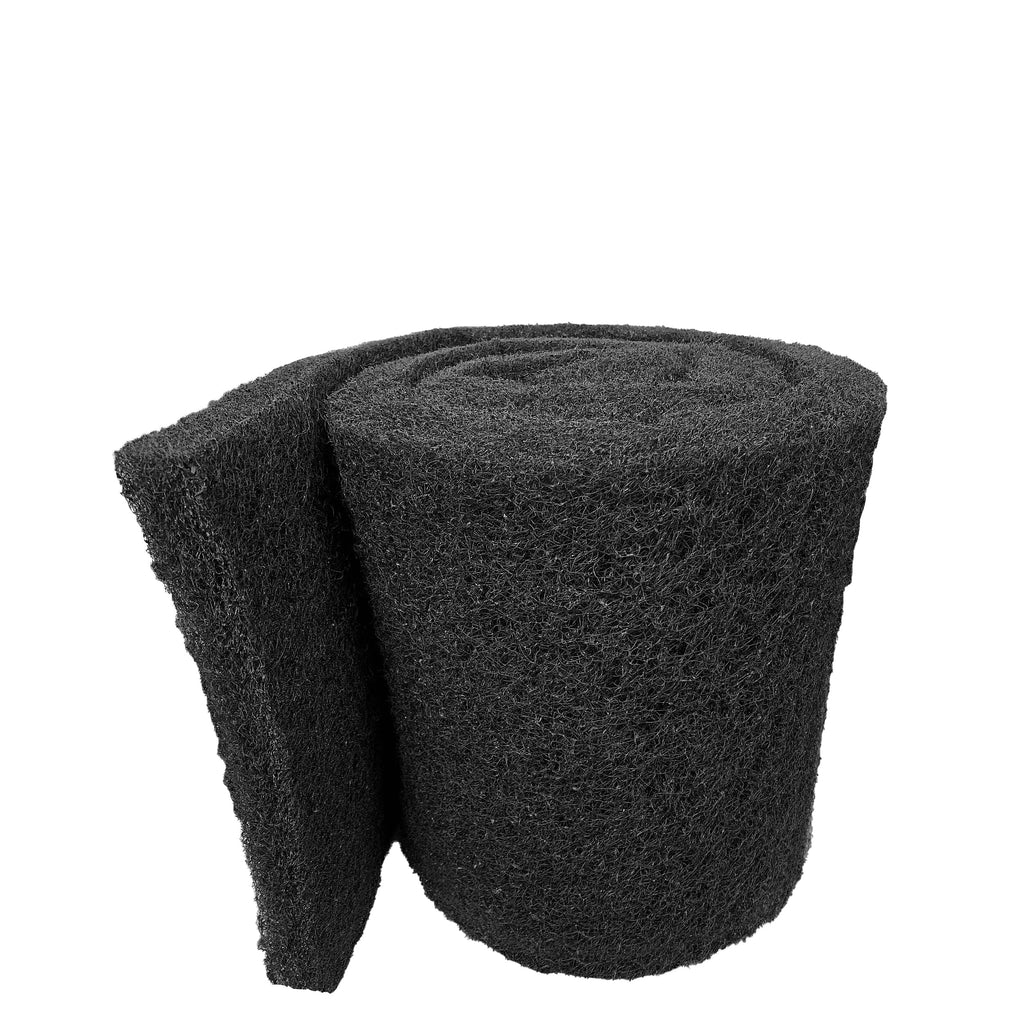 Classic Koi Pond Filter Pad COARSE – Black Bulk Roll Pond Filter Media, Rigid Ultra-Durable Latex Coated Fish Pond Filter Material US Aquatic Experts 2