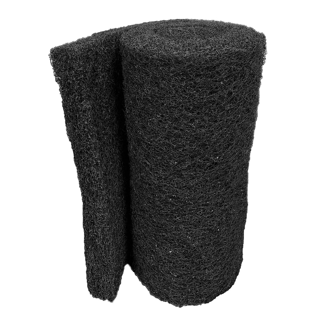 Classic Koi Pond Filter Pad COARSE – Black Bulk Roll Pond Filter Media, Rigid Ultra-Durable Latex Coated Fish Pond Filter Material US Aquatic Experts 2