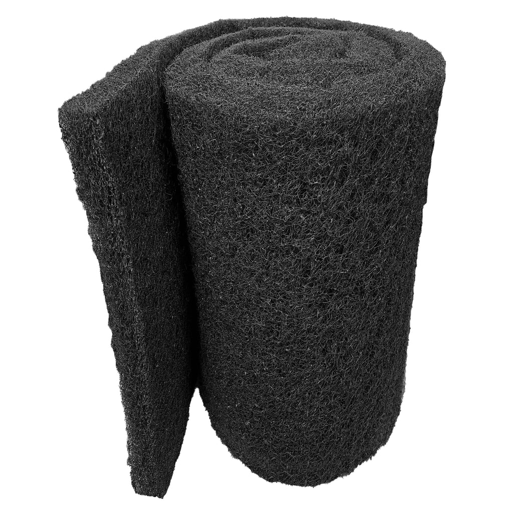 Classic Koi Pond Filter Pad COARSE – Black Bulk Roll Pond Filter Media, Rigid Ultra-Durable Latex Coated Fish Pond Filter Material US Aquatic Experts 2