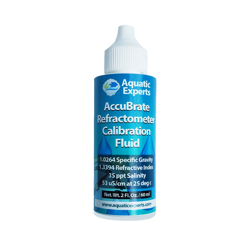 AccuBrate Refractometer and Hydrometer Salinity Calibration Fluid – 250 ml Solution to Accurately Calibrate Refractometer and Hydrometer for Testing Natural Saltwater or Synthetic Sea Water