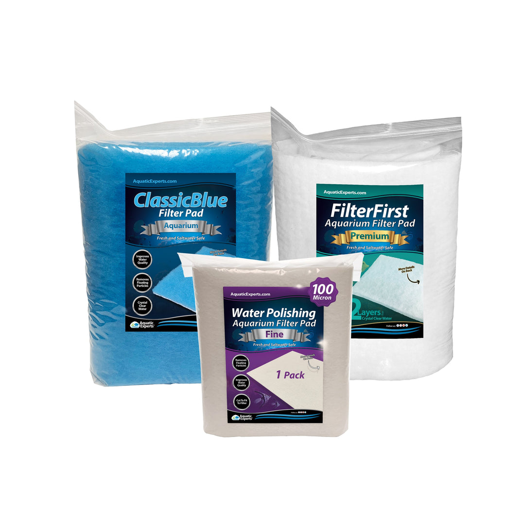Aquarium Bundle - FilterFirst, ClassicBlue &amp; 100 Polishing Pad