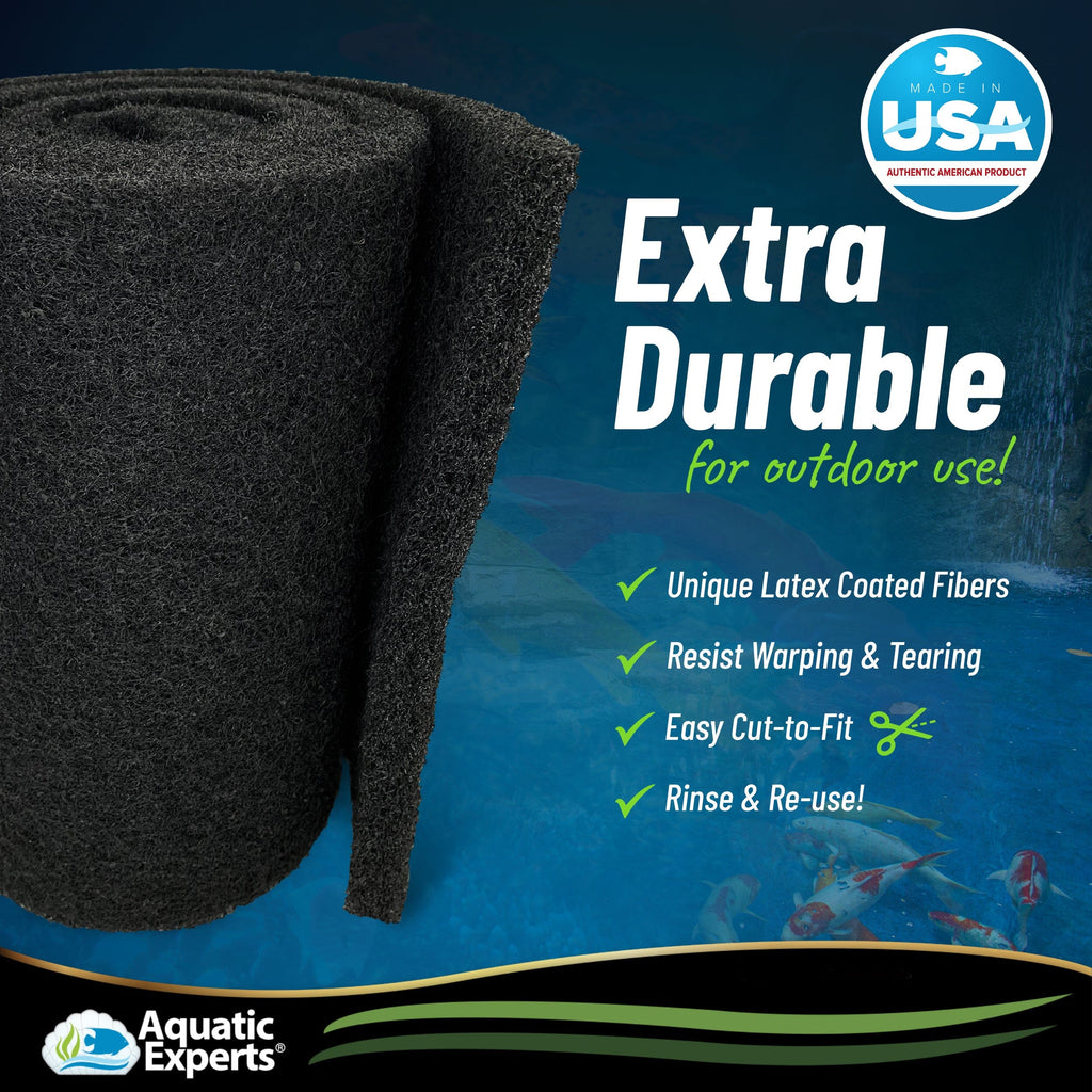 Carbon Filter 18"x36" + BioBall 300 count with Mesh Bag + Cream Pond 18"x36" Bundle Bundles Aquatic Experts 
