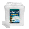 Aquarium Filter Pad – FilterFirst Aquarium Filter Media Roll for Crystal Clear Water - Aquarium Filter Floss for Fish Tank Filters Aquatic Experts 1" 12" x 12" - 4 pack 