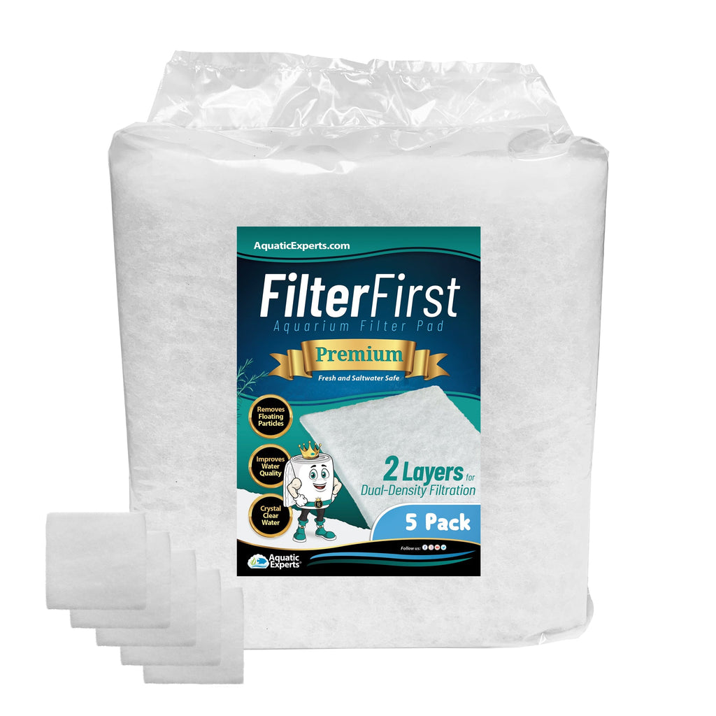 Aquarium Filter Pad – FilterFirst Aquarium Filter Media Roll for Crystal Clear Water - Aquarium Filter Floss for Fish Tank Filters Aquatic Experts 1