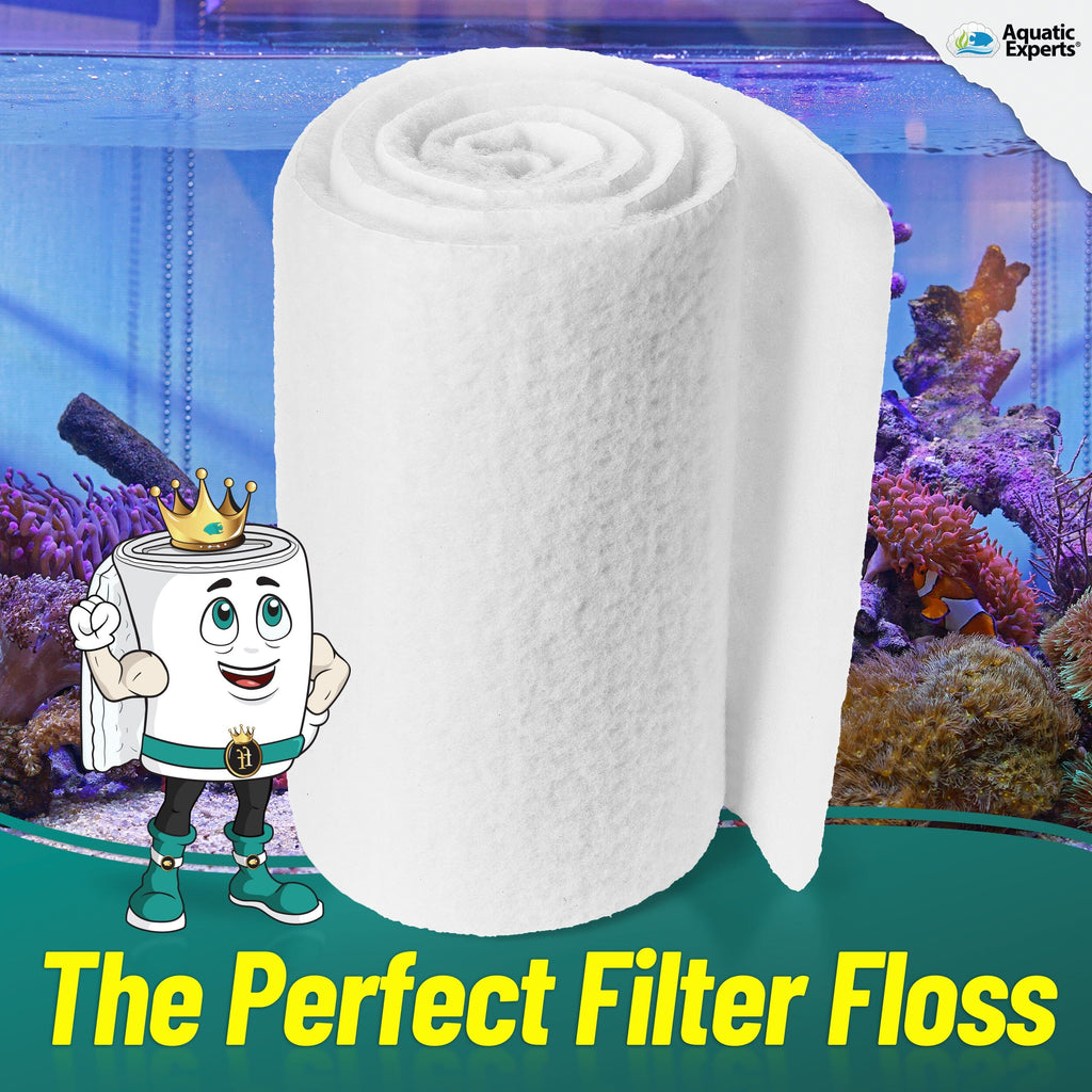 Aquarium Filter Pad FilterFirst Aquarium Filter Media Roll for Crystal  Clear Water - Aquarium Filter Floss for Fish Tank Filters ( Inches to 1  Inch Thick) 12 x 72