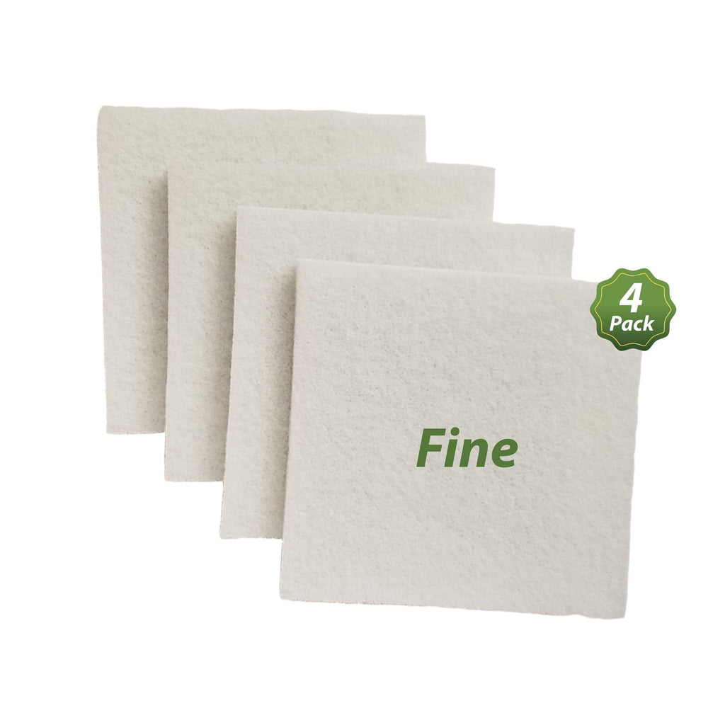 Classic Koi Pond Filter Pad FINE - White Bulk Roll Pond Filter Media, Ultra-Durable Fish Pond Filter Material USA Aquatic Experts 3/4 - 1 inch 12