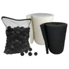 Classic Koi Pond Filter Pad FINE - White Bulk Roll Pond Filter Media, Ultra-Durable Fish Pond Filter Material USA Aquatic Experts Bundle Pond Bundle 1 - White 12