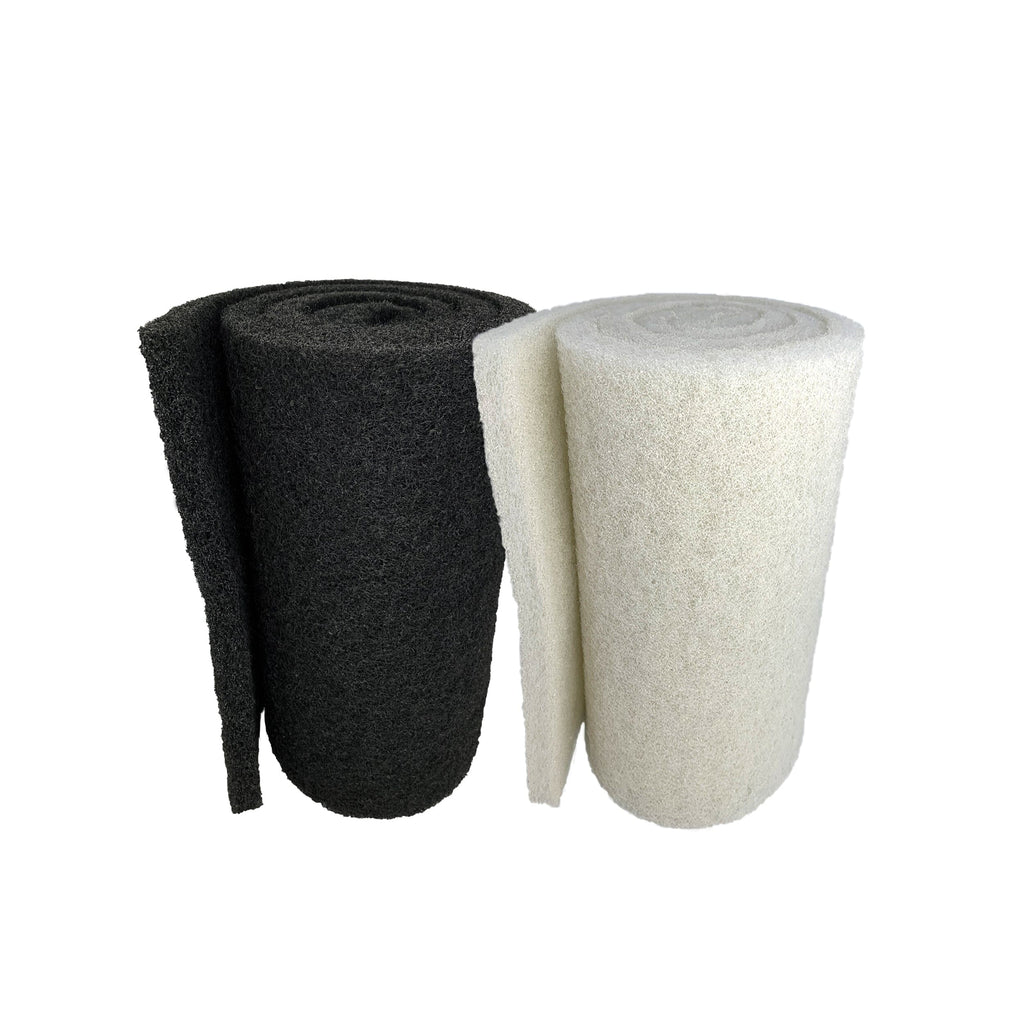 Classic Koi Pond Filter Pad COARSE – Black Bulk Roll Pond Filter Media, Rigid Ultra-Durable Latex Coated Fish Pond Filter Material US Aquatic Experts Bundle Pond Bundle 2 
