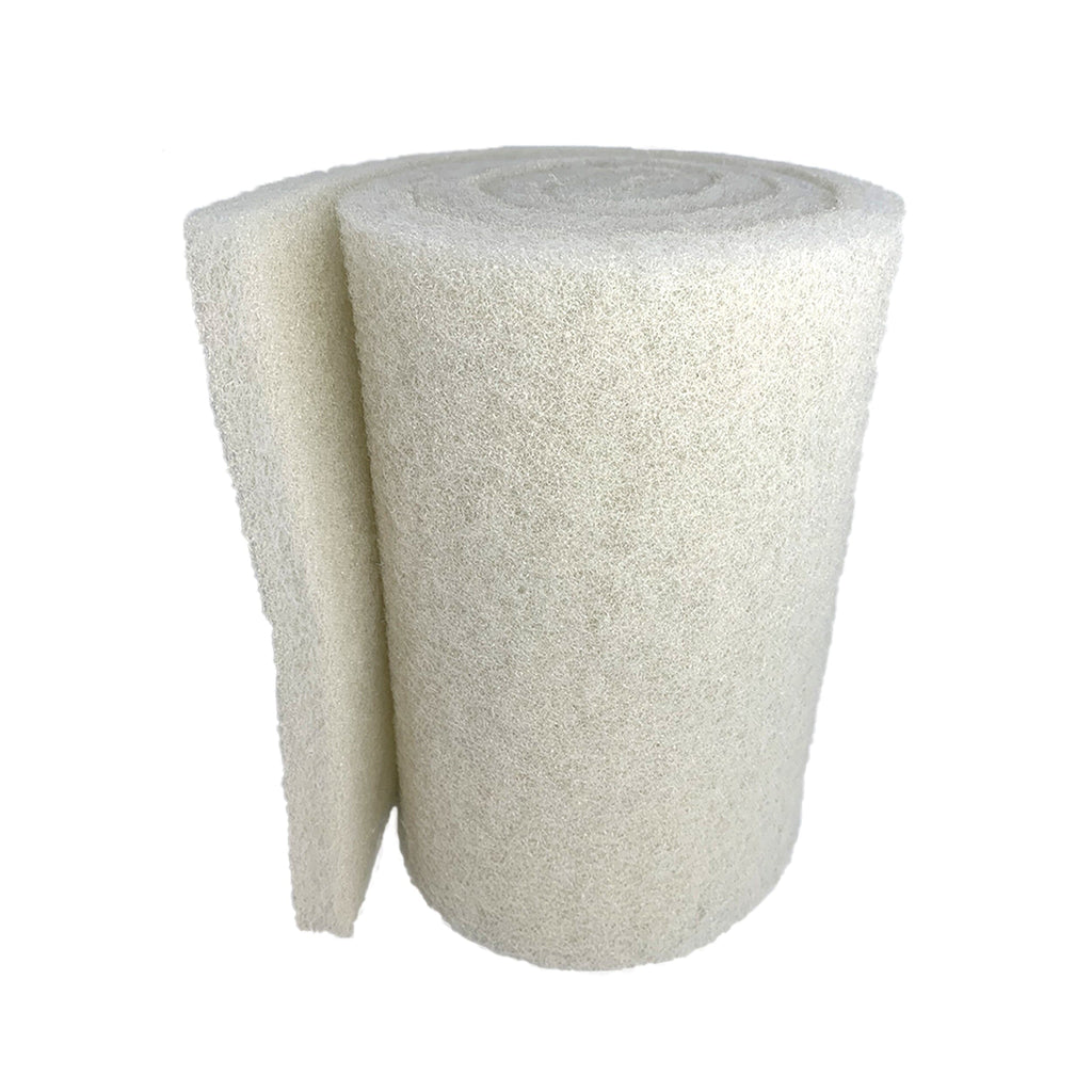Classic Koi Pond Filter Pad FINE - White Bulk Roll Pond Filter Media, Ultra-Durable Fish Pond Filter Material USA Aquatic Experts 