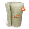 Cream COARSE Pond Filter Pad - 2 inch Thick - Bulk Roll Water Garden Filter Pond Media - Made in USA Aquatic Experts 18